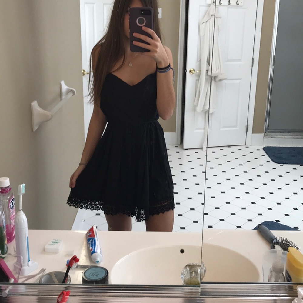 Abercrombie Black Romper